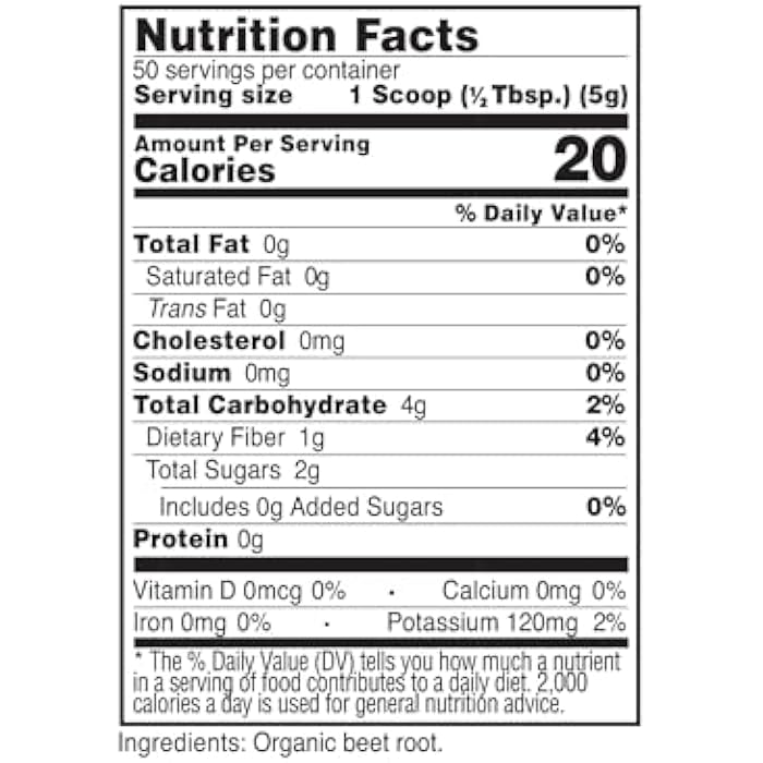 Primaforce Organic Beet Root Powder (250g) Unflavored - Natural Source of Antioxidants and Nutrients - Image 2