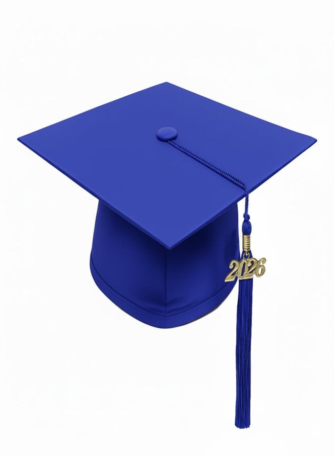 CLERKMANS Kid's Graduation Cap and 2026 Tassel - Preschool & Kindergarten Graduation Cap & Tassel (Royal Blue) - Image 2