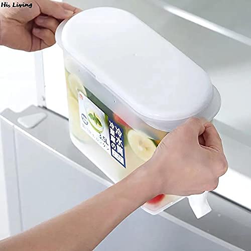 LOMESH Water Dispenser Cold Kettle, Water jug with Faucet Lemon Juice, 3.5L Beverage Dispenser with Lid Iced Beverage Dispensers, for Juice Iced Tea Wine Coffee Multicolor Pack of 1 - Image 4