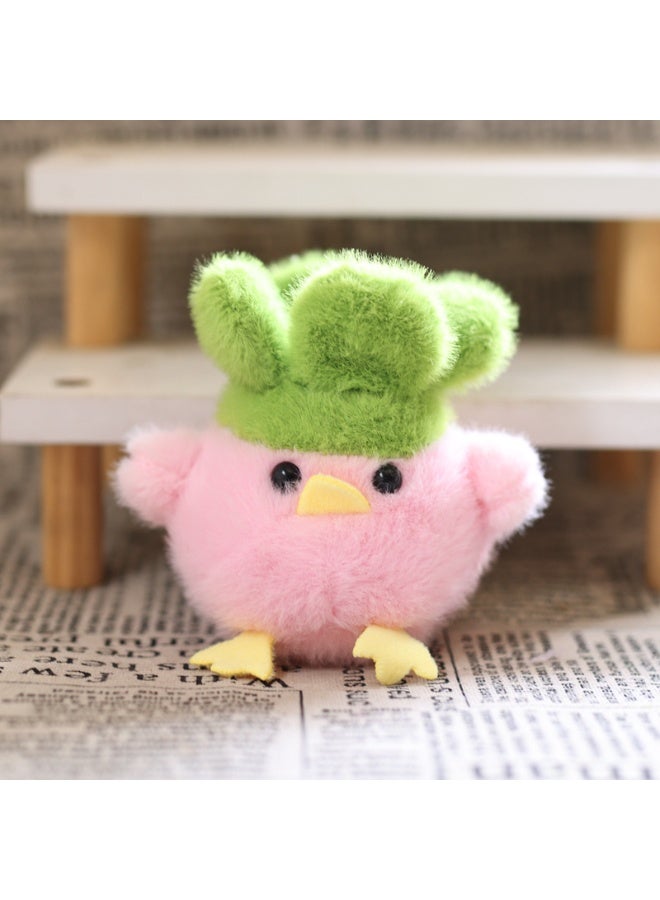 13cm 4pcs Creative Mini Garlic Bird Plush Pendant Doll Toys Anime - Image 3