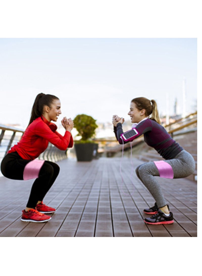 كاست ويف عصابات المقاومة للأرجل والأرداف ، وأشرطة التمرين ، وأشرطة الورك ، وأشرطة الغنيمة ، وأشرطة مقاومة النسيج ، وأشرطة مطاطية مضادة للانزلاق للنساء ، مجموعة من 3 - Image 2