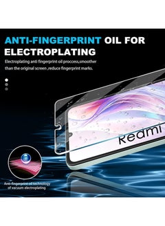 Generic 【2+2 Pack】 Screen Protector for Xiaomi Redmi 13C 5G, 2pcs Tempered Glass + 2pcs Camera Lens Protector, 9H Hardness Anti-Scratch HD Tempered Glass  - Image 2