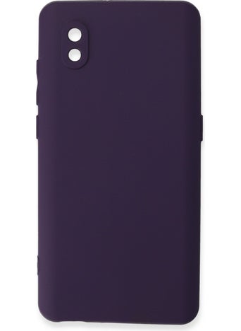 HappyCase Tcl L7 Case First Silicone - Purple  - Image 1