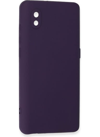 HappyCase Tcl L7 Case First Silicone - Purple  - Image 2