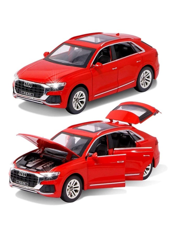 تشي زي محاكاة بمقياس 1:32 لسيارة أودي Q8 المعدنية المصبوبة القابلة للسحب للخلف للأطفال، أفضل هدايا الألعاب للأطفال الأولاد - Image 5