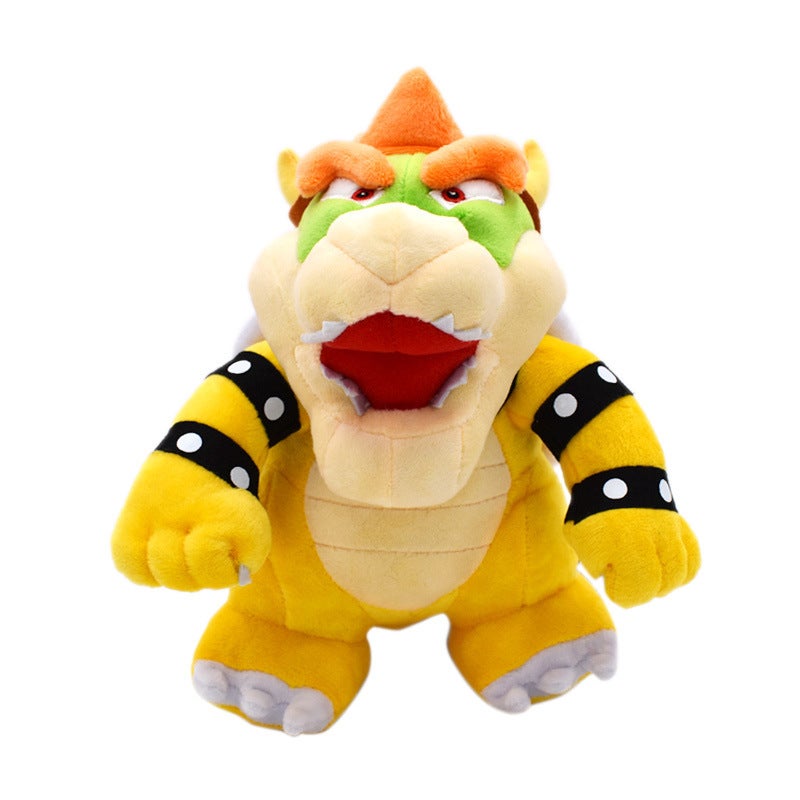 Bowser Plush 16-25cm High-quality Soft Material - Meticulous Iconic Game Appearance Fire Dragon Doll for Super Mario Franchise Fans, Collectors - Image 1