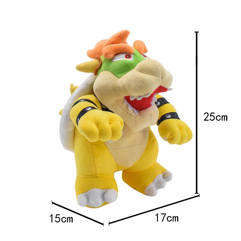 Bowser Plush 16-25cm High-quality Soft Material - Meticulous Iconic Game Appearance Fire Dragon Doll for Super Mario Franchise Fans, Collectors - Image 4