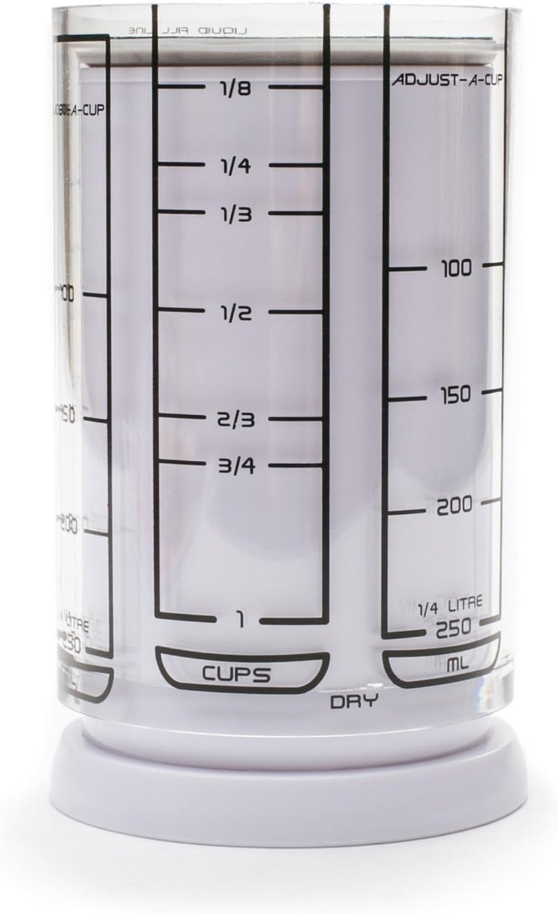 kitchen art 1 Cup Adjust-A-Cup, Plastic, White - Image 3