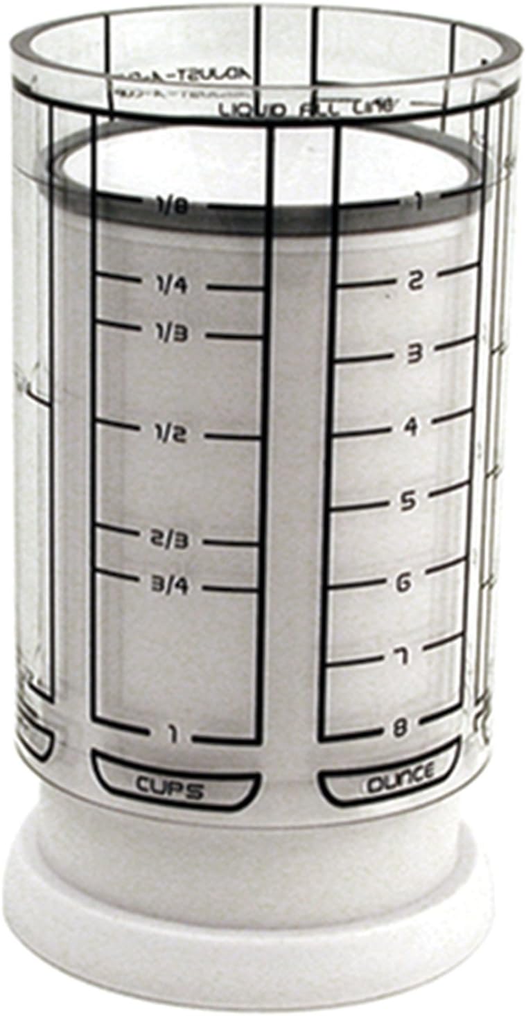 kitchen art 1 Cup Adjust-A-Cup, Plastic, White - Image 1