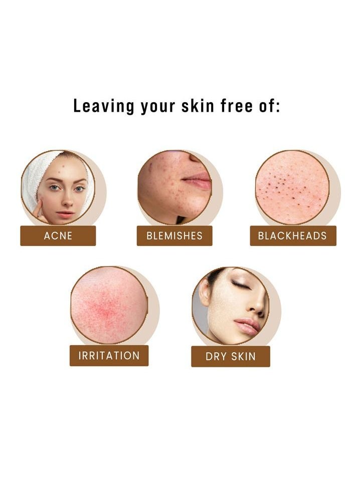 Sirona - Sirona Natural Anti-Acne Exfoliating Face Wash with Apricot & Flaxseed | Deep Cleansing, Moisturizing, pH Balanced | 4.2 Fl Oz, Paraben-Free - Image 1