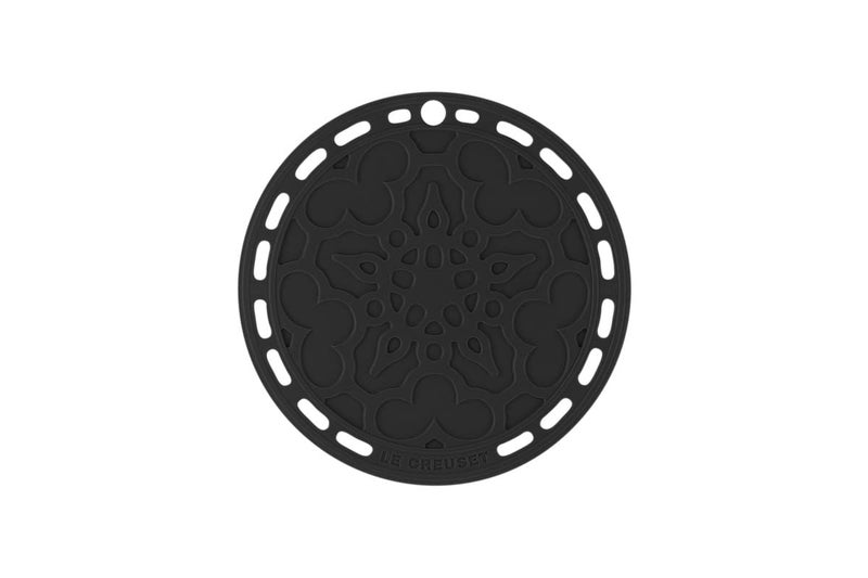 Le Creuset French Trivet Silicone Heat resistant to 250C 20 cm Black Onyx 42401201400000