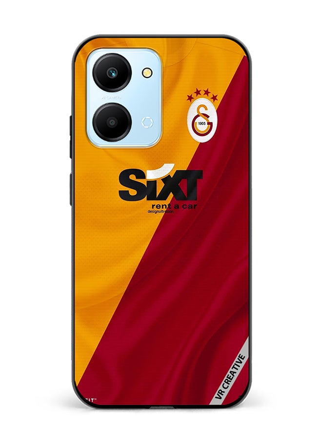 VR CREATIVE Protective Case Cover For Honor Play7T Nike Galatasaray 2022 Home Kit Design  Multicolour - Image 1