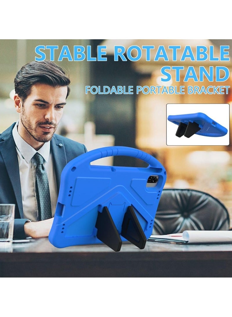 Kids Case for Honor Pad X8a 11.0 inch 2024 Released, EVA Lightweight Durable and Shockproof Case with Handle/Kickstand/Shoulder Strap - Blue - Image 5