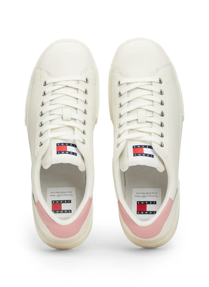 تومي جينز TJW FOXING FLATFORM SNEAKER