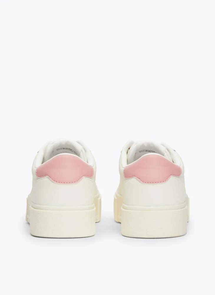 تومي جينز TJW FOXING FLATFORM SNEAKER