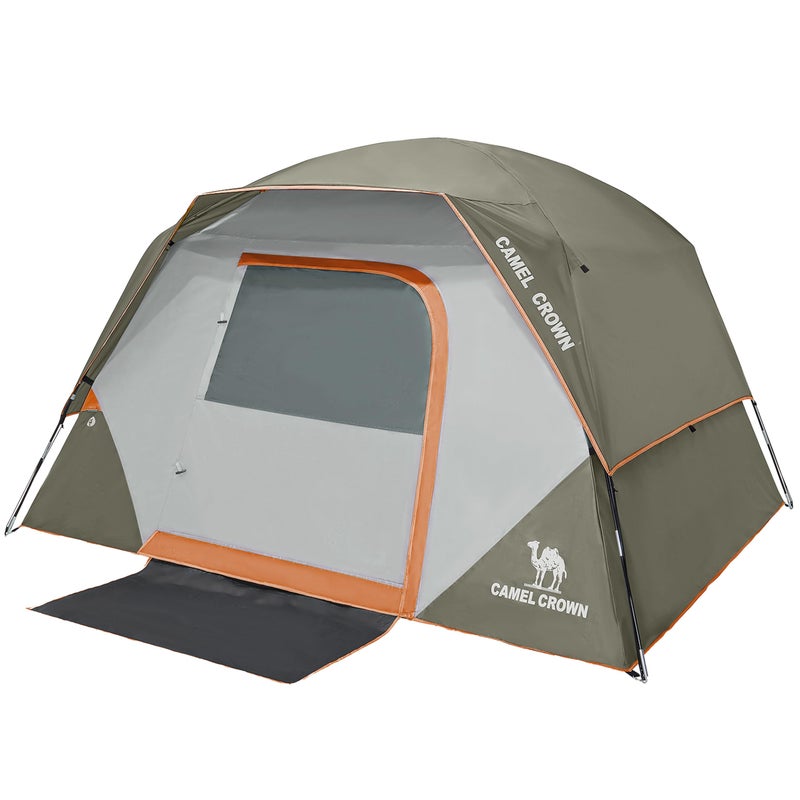 CAMEL CROWN Tents for Camping 8 Person Waterproof Quick Setup Folding Outdoor Backpacking Tents 8 People Family Hiking - Image 1