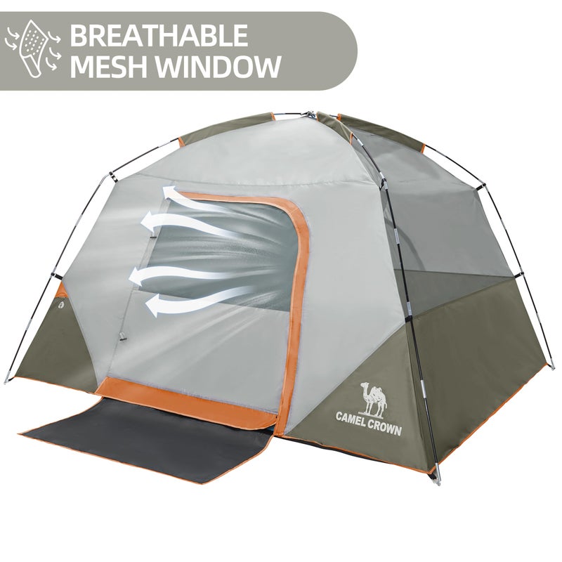 CAMEL CROWN Tents for Camping 8 Person Waterproof Quick Setup Folding Outdoor Backpacking Tents 8 People Family Hiking - Image 2