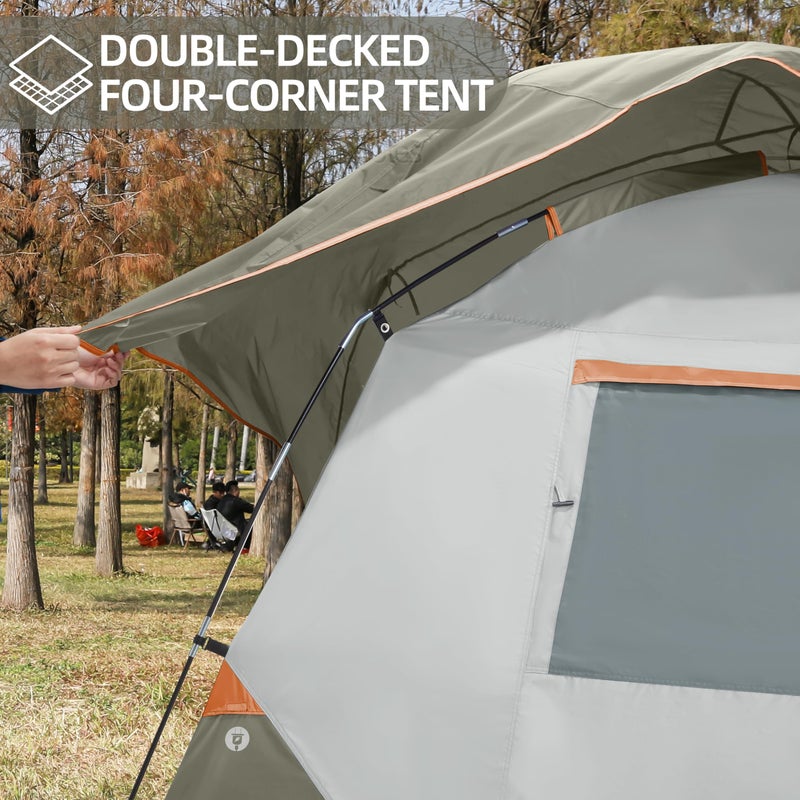 CAMEL CROWN Tents for Camping 8 Person Waterproof Quick Setup Folding Outdoor Backpacking Tents 8 People Family Hiking - Image 3