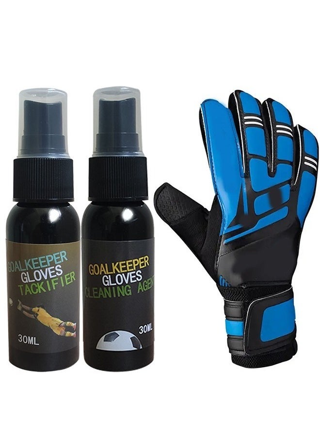 Aikanbo Goalkeeper Gloves Cleaning Agent And Tackifier，Goalkeeper Glove Grip Spray and Glue Remover Spray for Match Goalkeeper Gloves  - Image 1