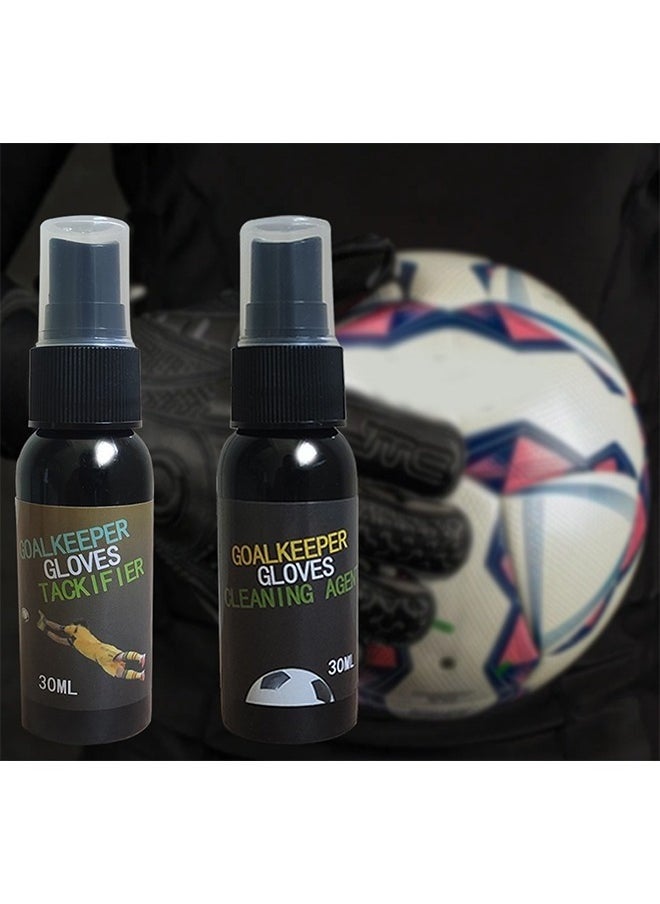 Aikanbo Goalkeeper Gloves Cleaning Agent And Tackifier，Goalkeeper Glove Grip Spray and Glue Remover Spray for Match Goalkeeper Gloves  - Image 4