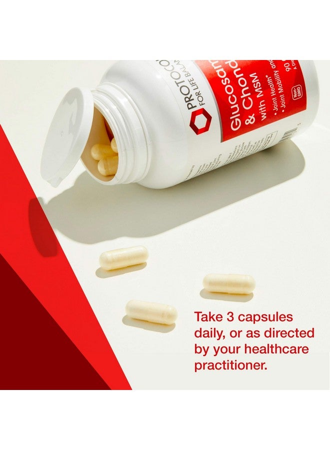 Protocol For Life Balance Glucosamine And Chondroitin With Msm 90 Capsules - Image 4