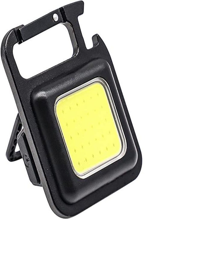 Wefly مصباح يدوي مغناطيسي صغير الحجم من Wefly بتقنية COB، قوي، 500 لومن عالي السطوع، قابل لإعادة الشحن، يُعلق في سلسلة المفاتيح، مصباح عمل مغناطيسي - Image 1