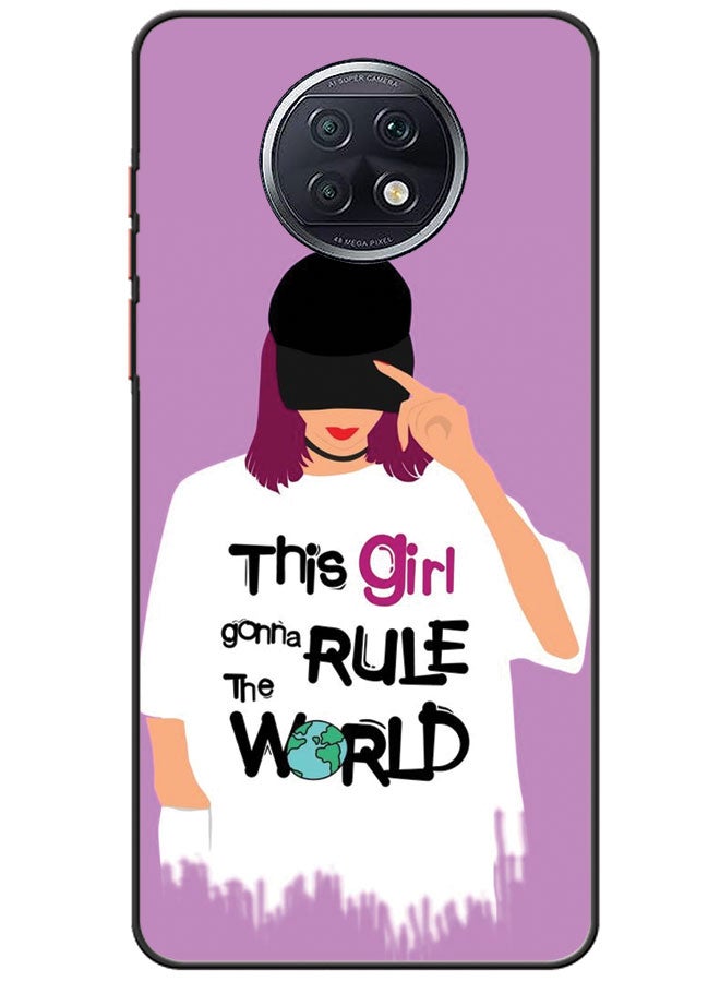 EYE CATCH Protective Case Cover For Xiaomi Redmi Note 9T Girl Gonna Rule The World  - Image 1