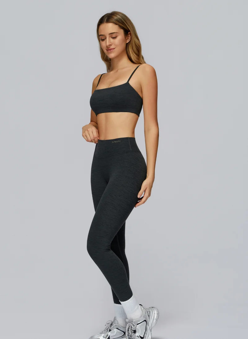 KAWN.YOGA Licorice Black High Waist Leggings for Women | Best Price UAE