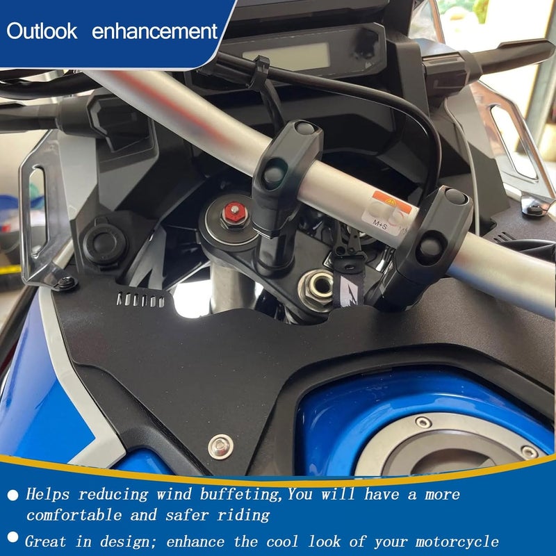 Midimttop Motorcycle Forkshield Wind Deflector for Africa Twin - Image 3