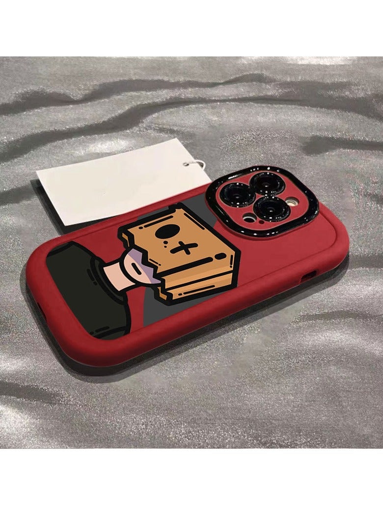 NIBEMINENT Box Boy Protective TPU Case Cover For iPhone 17 Pro, Chinese Red