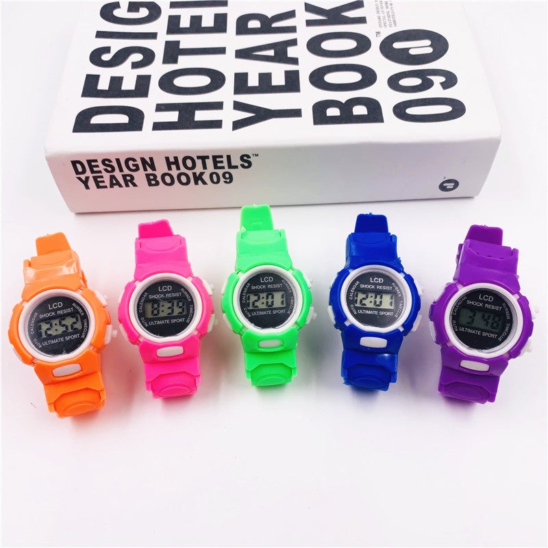 Children Watch Boy Girl Watch Cartoon Electronic Watch Multi-Color Student Gift Small Watch Watch - Image 4