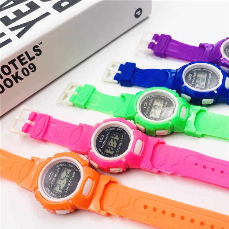 Children Watch Boy Girl Watch Cartoon Electronic Watch Multi-Color Student Gift Small Watch Watch - Image 3