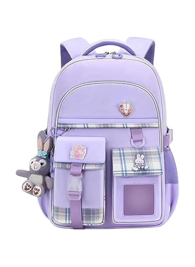 HOOKOR School bag, Cute School Backpack,school bag leisure backpack school student laptop backpack,accessories plush pendant for Teens Girls Women Studentsr School bag  - Image 1
