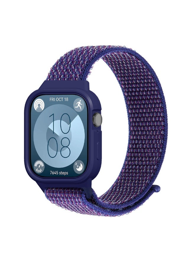 مناسب لساعة Huawei Watch Fit 3/Fit 4/Fit 4 Pro مع حزام فيلكرو من النايلون - Image 2
