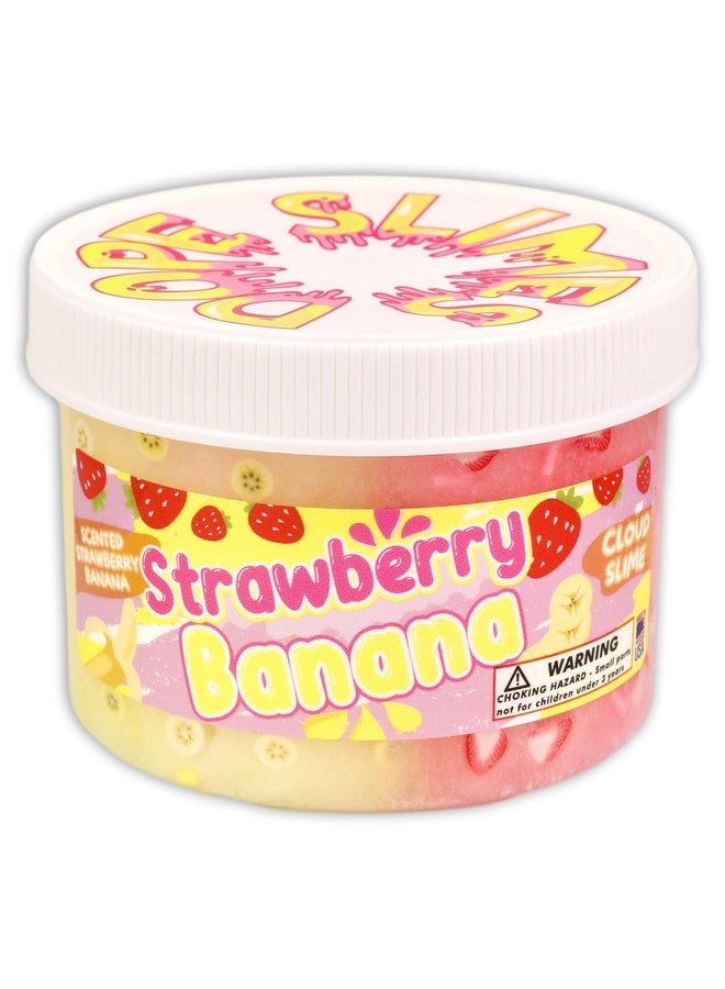 Dope Slimes Banana (8 Fl/Oz) - Scented Cloud Textured Slime - Handmade In Usa - Dope Slimes - Pink/Yellow - Image 2