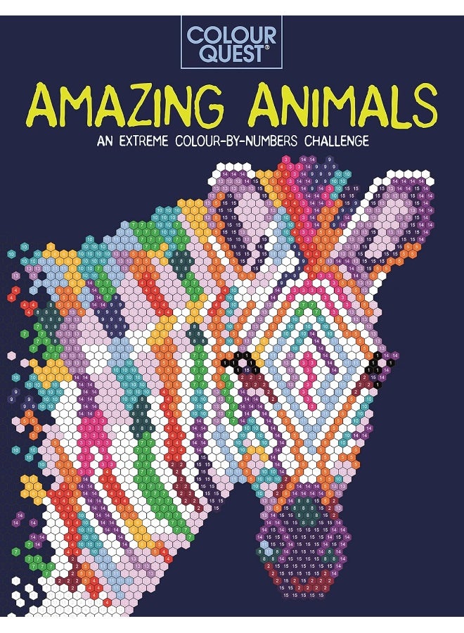 Colour Quest®: Amazing Animals: An Extreme by Numbers Challenge - Image 1