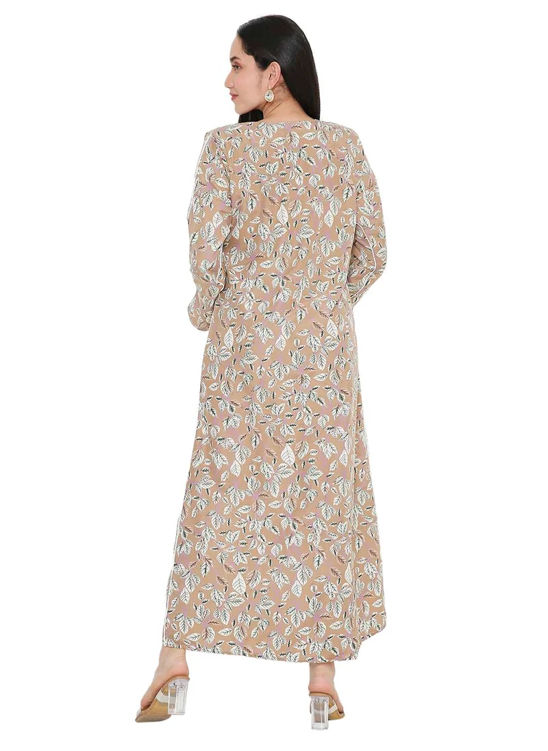 HANA & SARA MULTICOLOUR PRINTED UNIQUE STYLED ARABIC KAFTAN FARASHA JALABIYA DRESSES