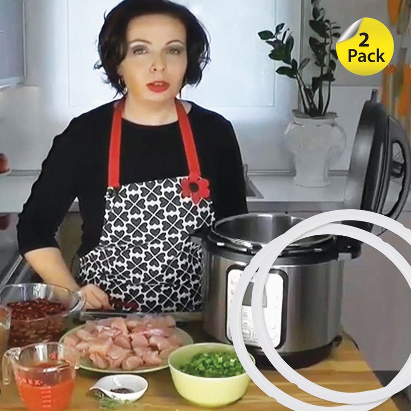 BRENSTEN Housewares Solutions Pack of 2 Silicone Sealing Rings Compatible with Instant Pot 5 & 6 Quart - Fits IP-DUO60, IP-LUX60, IP-DUO50, IP-LUX50, Smart-60, IP-CSG60 and IP-CSG50 - Image 3