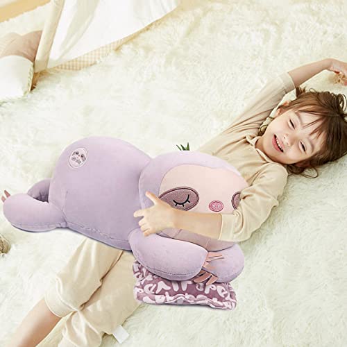 ARELUX 22in Stuffed Sloth Plush Animal PillowSoft Koala Plushie Hugging Pillow Doll Toy Accompany Plush for Friends Family BirthdaySuit for Sofa Chair Bed - Image 5