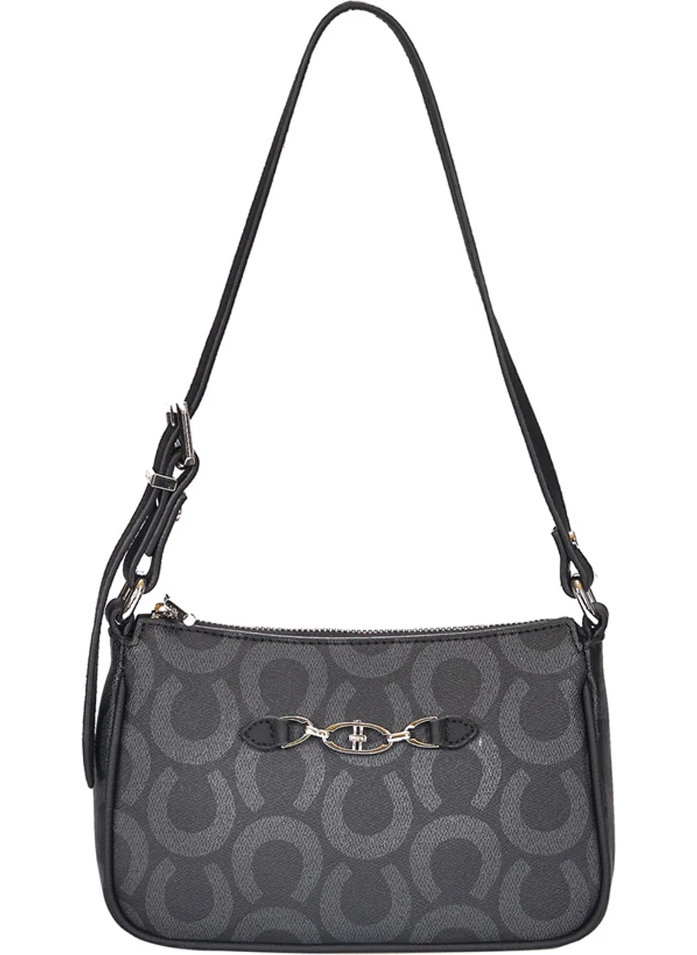 U.S. Polo Assn. BASE. Polo Assn. Black Women's Shoulder Bag US24195