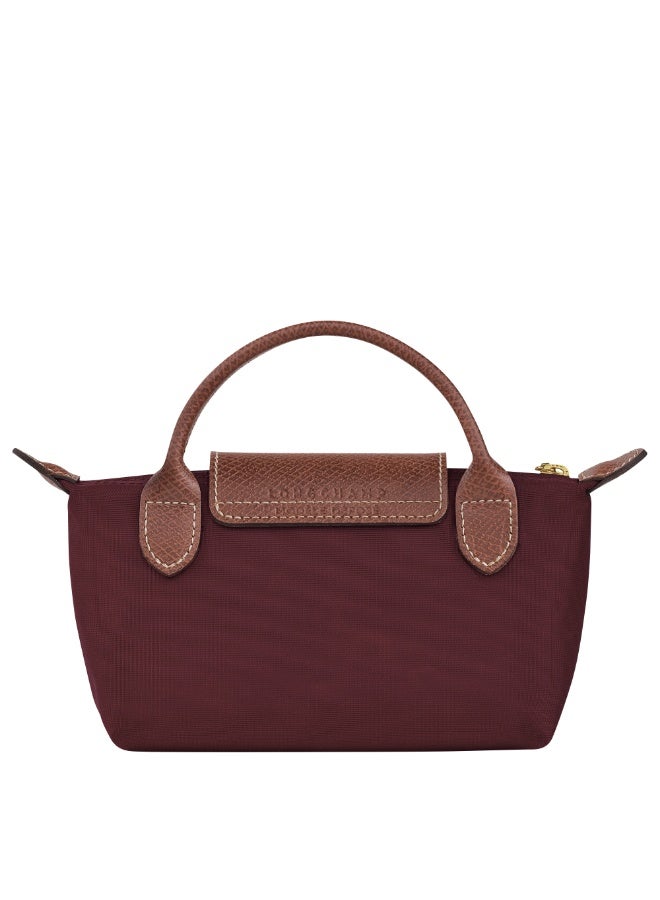 Longchamp Women's Mini handbag,Organization Bag,Shoulder Bag Shoulder strap with buckle,Claret Classic Style - Image 4
