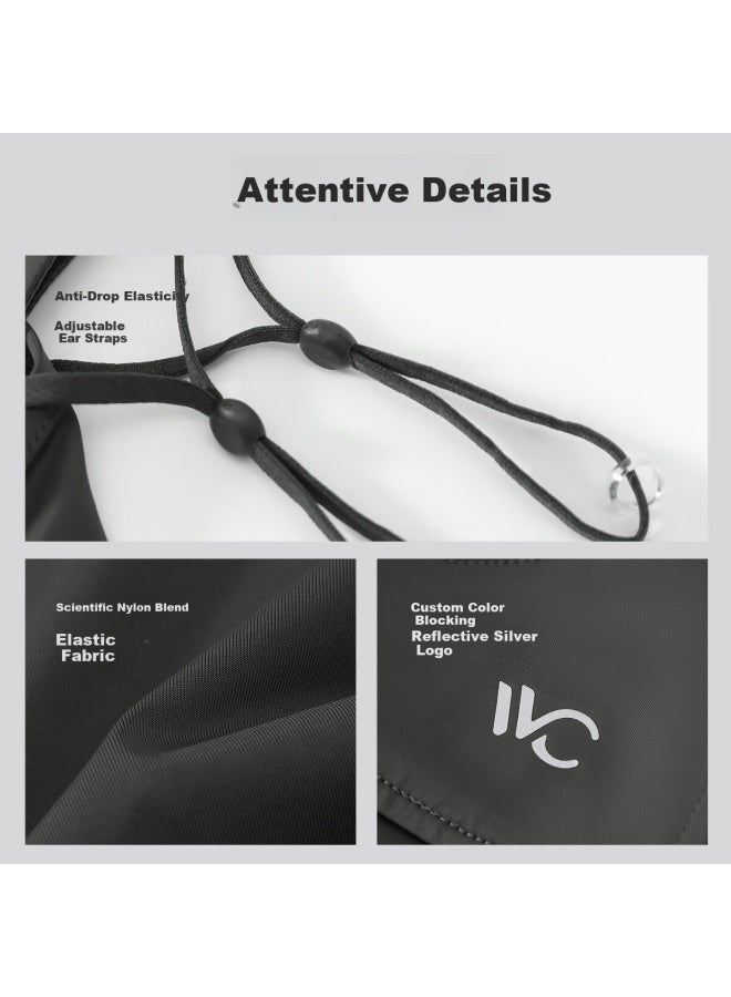 Vvc Sunscreen Face Shield Ice Muscle Neck Protection Mask For Women Summer Uv Protection Sunshade Outdoor Breathable Obsidian Black