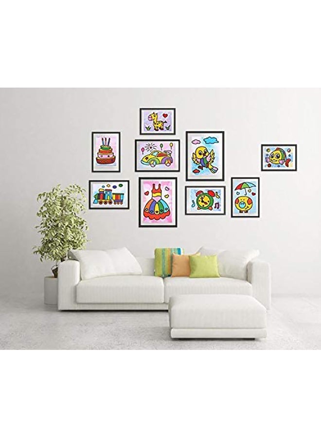 مجموعة رسم بالرمل DIY مكونة من 12 قطعة - Image 5