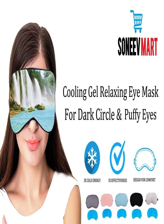 SONEEV MART Luxurious Gel Eye Mask for Soothing Relaxation and Stress Relief Reusable and Cold Therapy Ideal for Puffy Eyes, Dark Circles Headache Relief [PACK OF 2] - Image 3