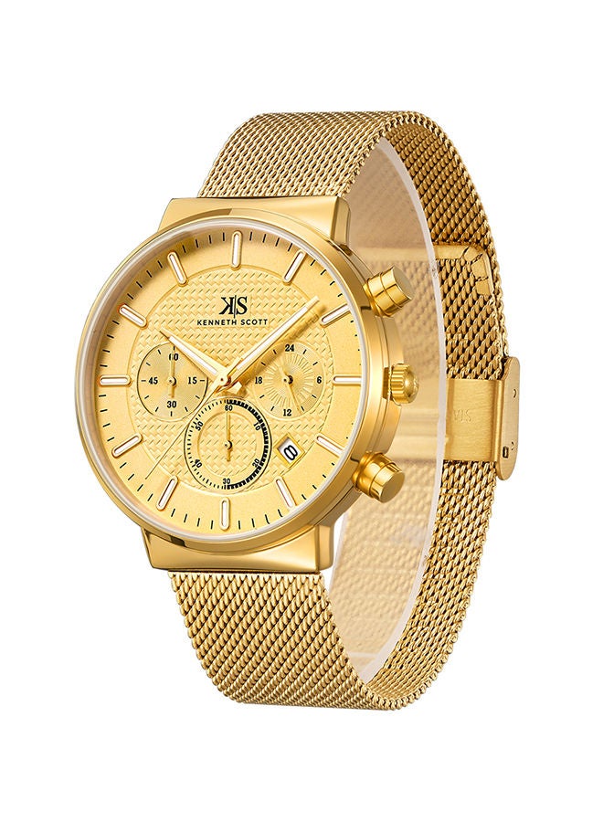 KENNETH SCOTT Stainless Steel Analog Wrist Watch K22133-GMGC - Image 2