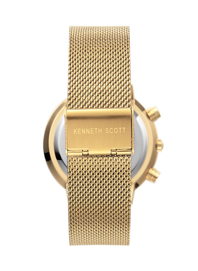 KENNETH SCOTT Stainless Steel Analog Wrist Watch K22133-GMGC - Image 3