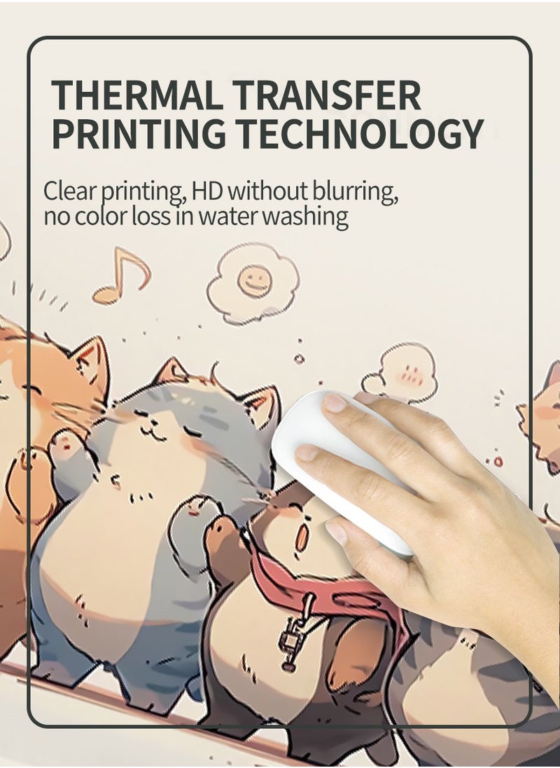90cm*40cm Anime Mouse Pad, Gaming Mouse Pad, Large Mouse Pad, Extended Keyboard Mouse Pad, Extended Keyboard Mouse Pad with non-slip base and stitched edges