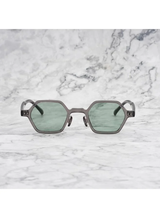  اكسبليست باوتس نظارات شمسية أنيقة للجنسين من ليون جراي-لايت جرين من إكسبليست بووتس