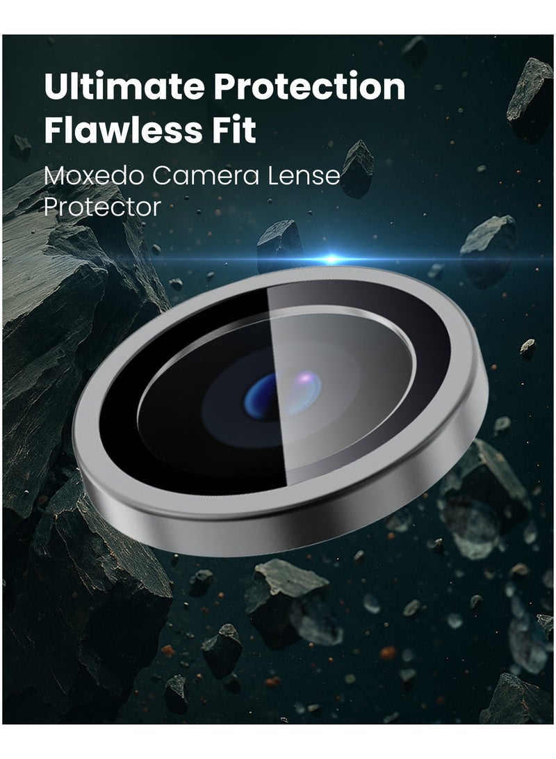 Moxedo Camera Lens Protector Aliminum Alloy with Easy Installation Tool Compatible for iPhone 15 Plus 6.7 /iPhone 15 6.1 (Black) - Image 4
