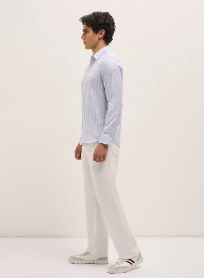 THE BEAR HOUSE  Men's Shirt for Casual and Formal Wear | Classic Button-Down Style for Office, Daily Use, Travel, Events & All-Season Outfits | Versatile & Stylish Wardrobe Essential for Every Occasion for Men | Best Price UAE